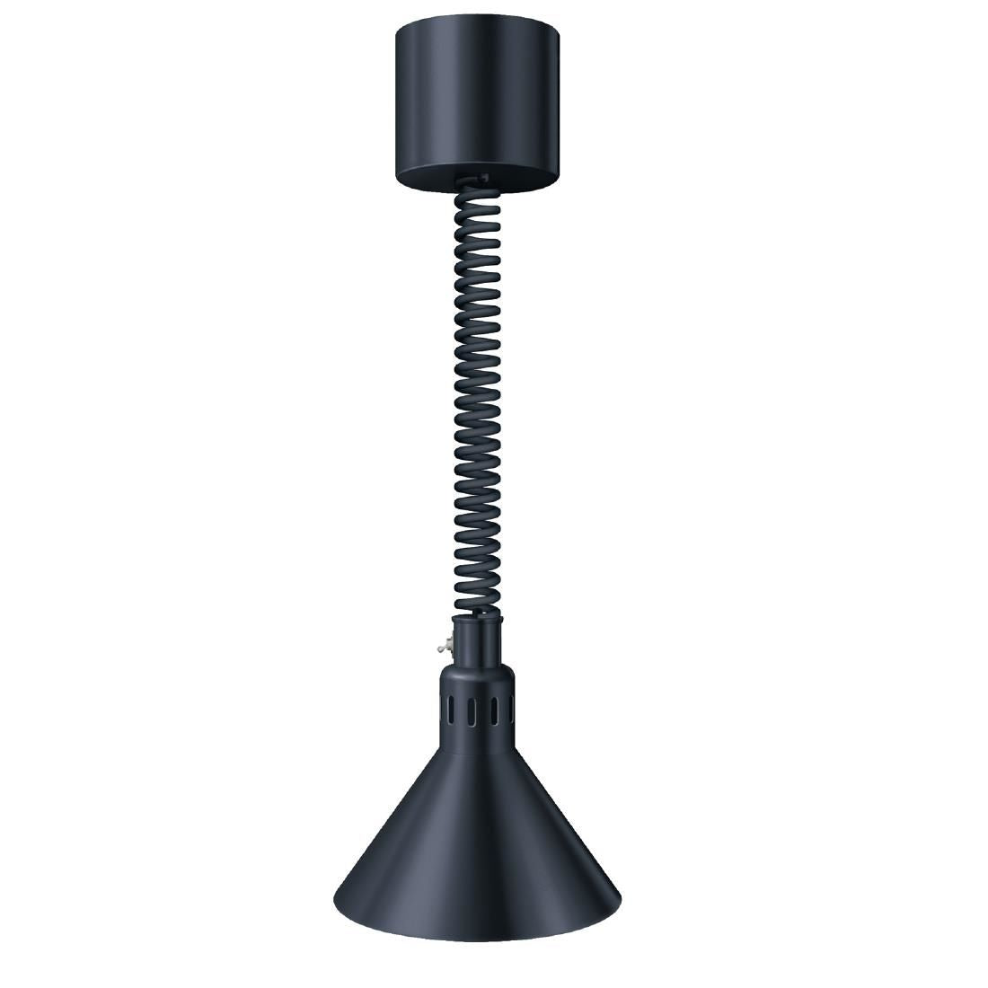 Hatco Heat Lamp Satin Black Cone JD Catering Equipment Solutions Ltd