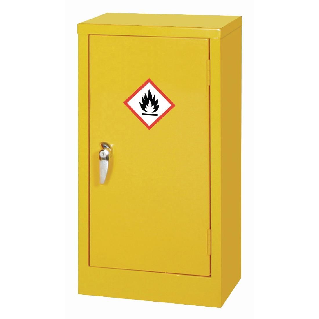 Hazardous Substance Cabinet Single Door Yellow JD Catering Equipment Solutions Ltd