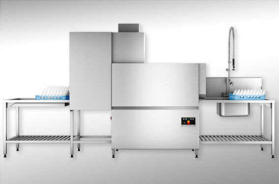 Hobart Ecomax Plus Conveyor Dishwasher Hot Feed C815-EA JD Catering Equipment Solutions Ltd