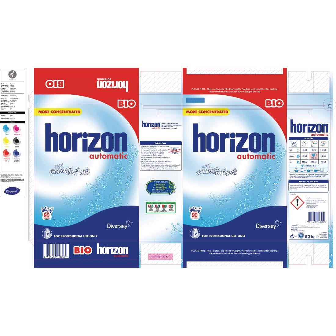 Horizon Biological Laundry Detergent Powder 6.3kg JD Catering Equipment Solutions Ltd
