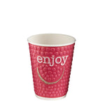 Huhtamaki Enjoy Double Wall Disposable Hot Cups 225ml / 8oz (Pack of 875) JD Catering Equipment Solutions Ltd