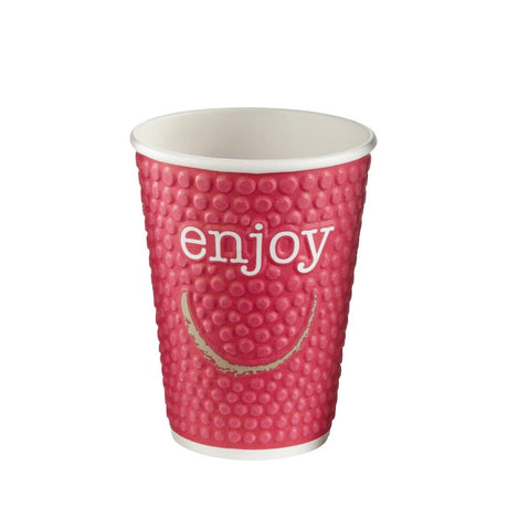 Huhtamaki Enjoy Double Wall Disposable Hot Cups 340ml / 12oz (Pack of 680) JD Catering Equipment Solutions Ltd