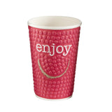 Huhtamaki Enjoy Double Wall Disposable Hot Cups 455ml / 16oz (Pack of 560) JD Catering Equipment Solutions Ltd