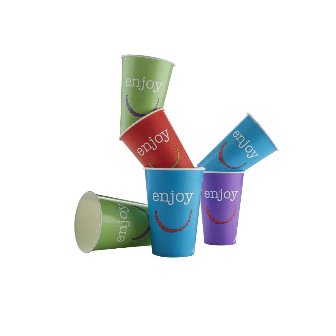 Huhtamaki Enjoy Paper Cold Cups 455ml / 16oz (Pack of 1000) JD Catering Equipment Solutions Ltd