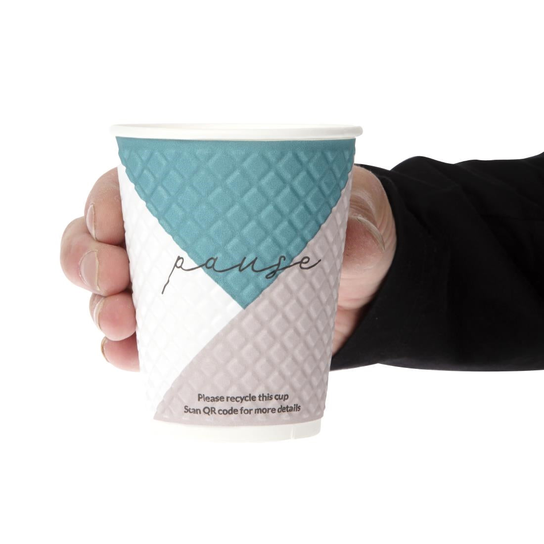 Huhtamaki Pause Disposable Coffee Cups Double Wall 340ml / 12oz (Pack of 740) JD Catering Equipment Solutions Ltd