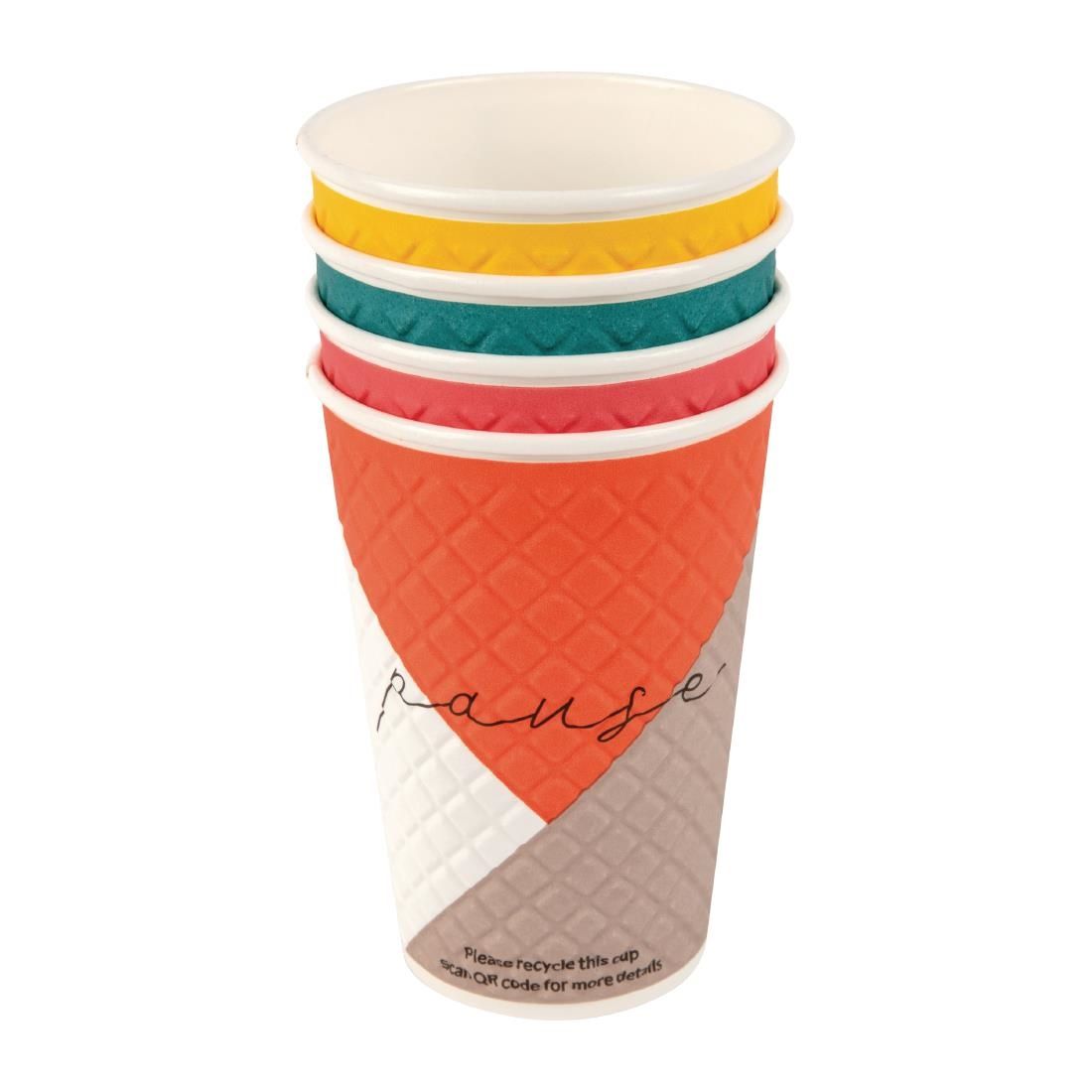 Huhtamaki Pause Disposable Coffee Cups Double Wall 455ml / 22oz (Pack of 620) JD Catering Equipment Solutions Ltd
