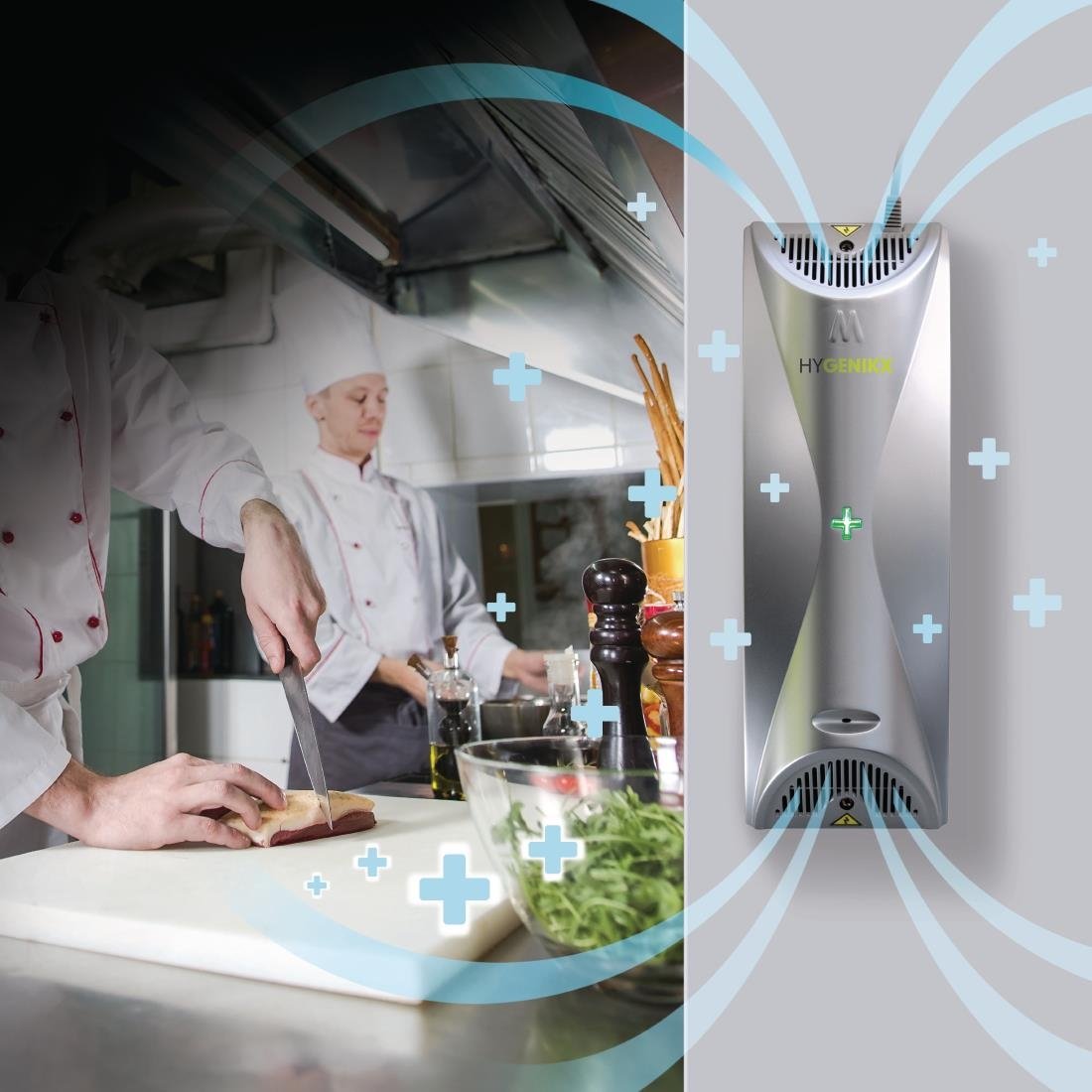 HyGenikx Air Steriliser for Food Areas Titanium Finish HGX-T-10-F JD Catering Equipment Solutions Ltd