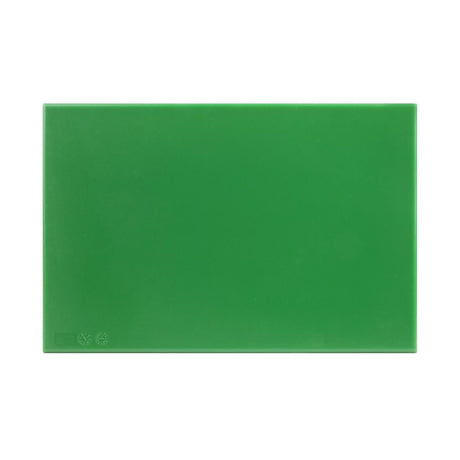 Hygiplas Anti Microbial High Density Green Chopping Board JD Catering Equipment Solutions Ltd