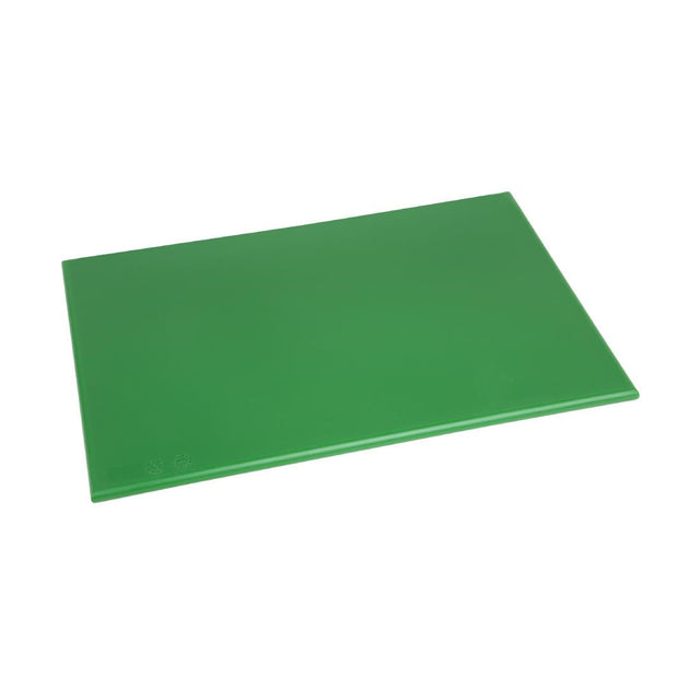 Hygiplas Anti Microbial High Density Green Chopping Board JD Catering Equipment Solutions Ltd