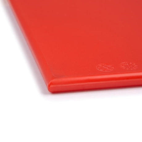 Hygiplas Anti Microbial High Density Red Chopping Board JD Catering Equipment Solutions Ltd