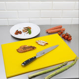 Hygiplas Anti Microbial High Density Yellow Chopping Board JD Catering Equipment Solutions Ltd