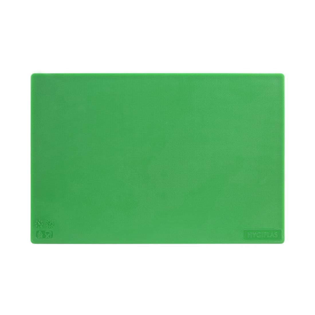 Hygiplas Anti-bacterial Low Density Chopping Board Green JD Catering Equipment Solutions Ltd