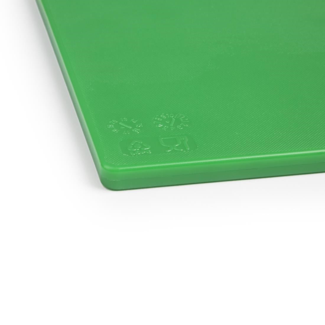 Hygiplas Anti-bacterial Low Density Chopping Board Green JD Catering Equipment Solutions Ltd