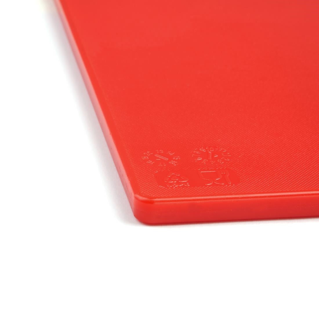 Hygiplas Anti-bacterial Low Density Chopping Board Red JD Catering Equipment Solutions Ltd