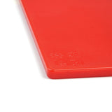 Hygiplas Anti-bacterial Low Density Chopping Board Red JD Catering Equipment Solutions Ltd