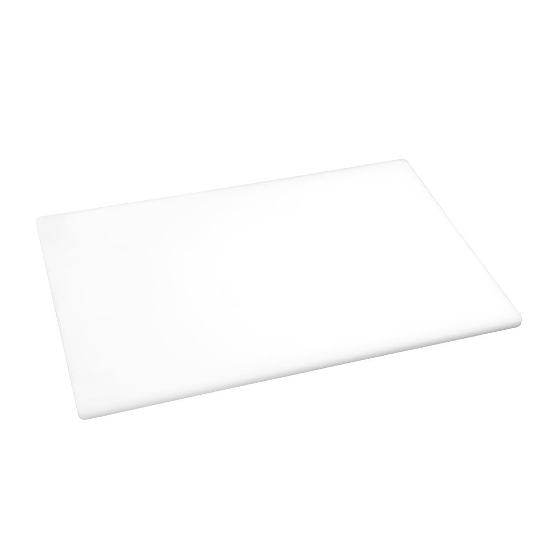 Hygiplas Anti-bacterial Low Density Chopping Board White JD Catering Equipment Solutions Ltd