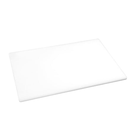 Hygiplas Anti-bacterial Low Density Chopping Board White JD Catering Equipment Solutions Ltd