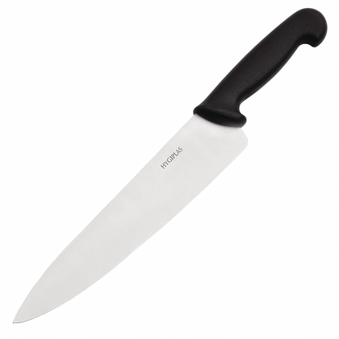 Hygiplas Chef Knife Black 25.5cm JD Catering Equipment Solutions Ltd