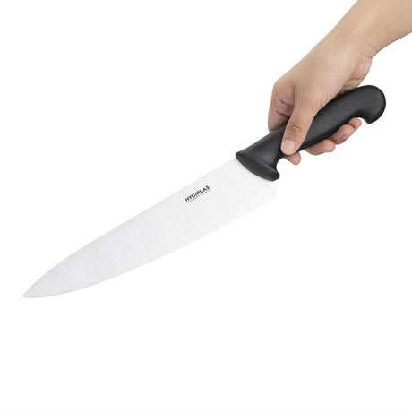 Hygiplas Chef Knife Black 25.5cm JD Catering Equipment Solutions Ltd