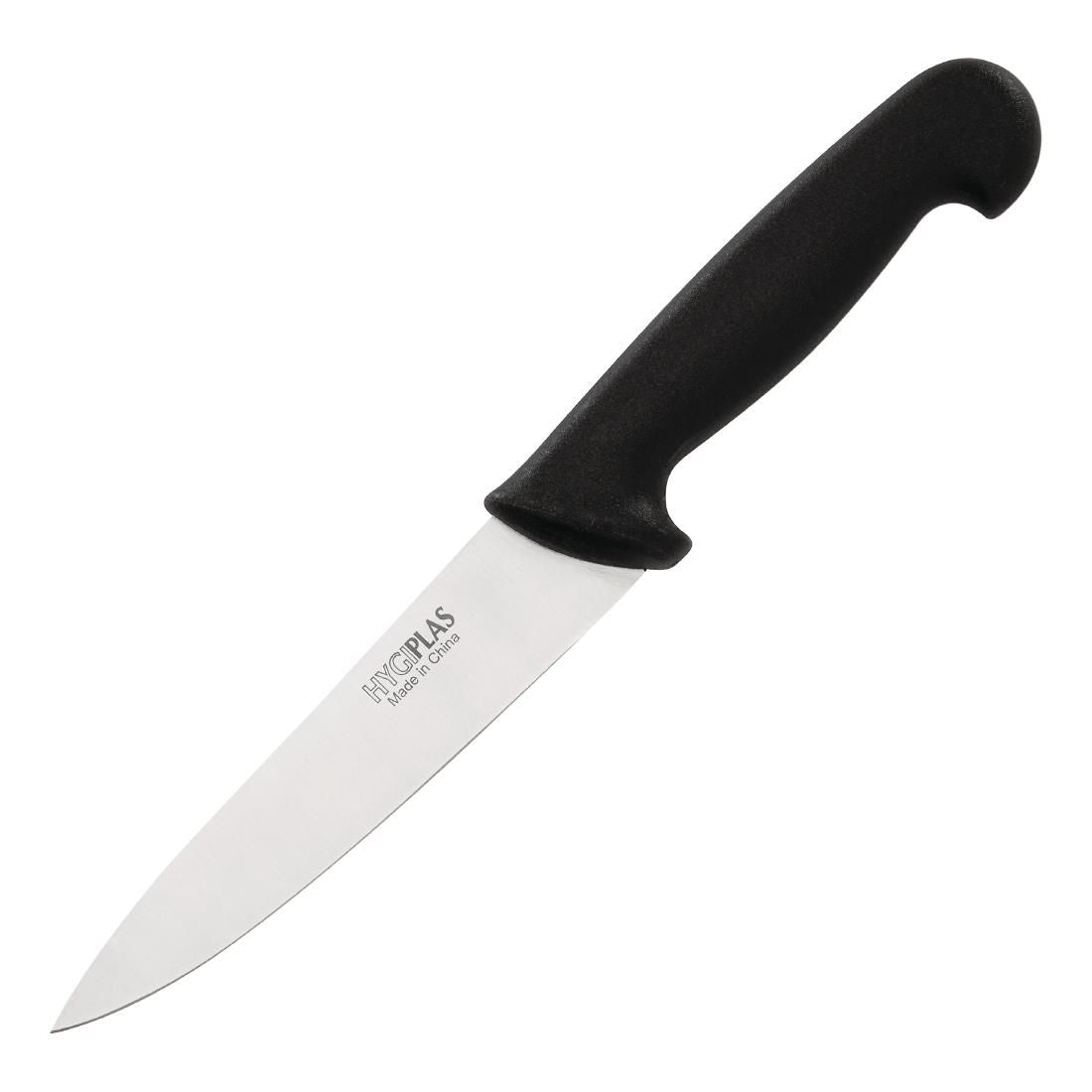 Hygiplas Chefs Knife Black 15.5cm JD Catering Equipment Solutions Ltd