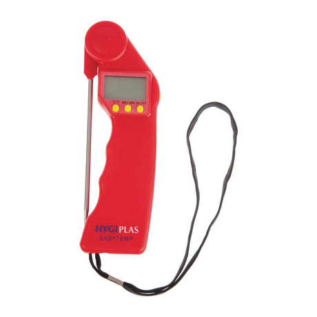 Hygiplas Easytemp Colour Coded Red Thermometer JD Catering Equipment Solutions Ltd