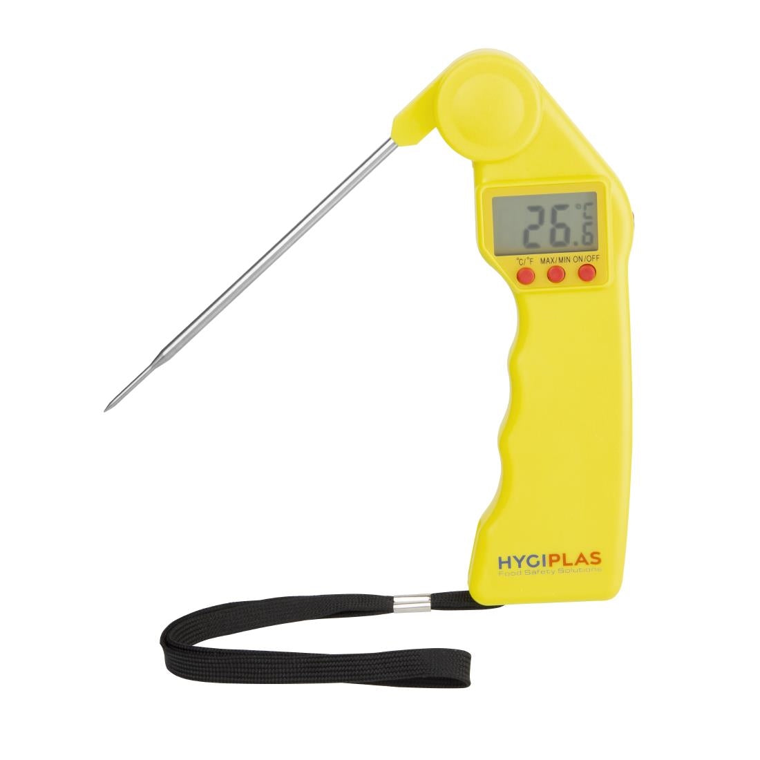 Hygiplas Easytemp Colour Coded Yellow Thermometer JD Catering Equipment Solutions Ltd