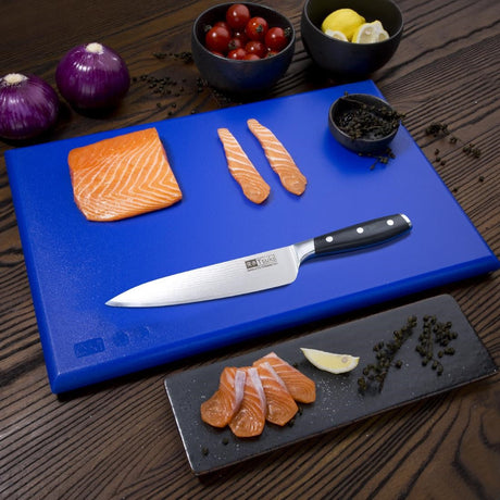 Hygiplas Extra Thick High Density Blue Chopping Board Standard JD Catering Equipment Solutions Ltd