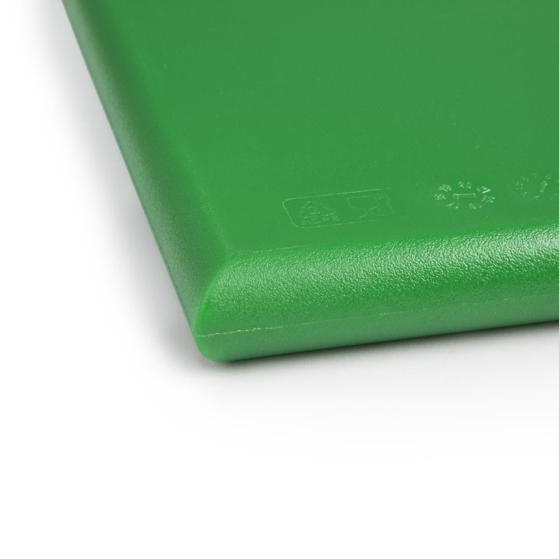 Hygiplas Extra Thick High Density Green Chopping Board Standard JD Catering Equipment Solutions Ltd