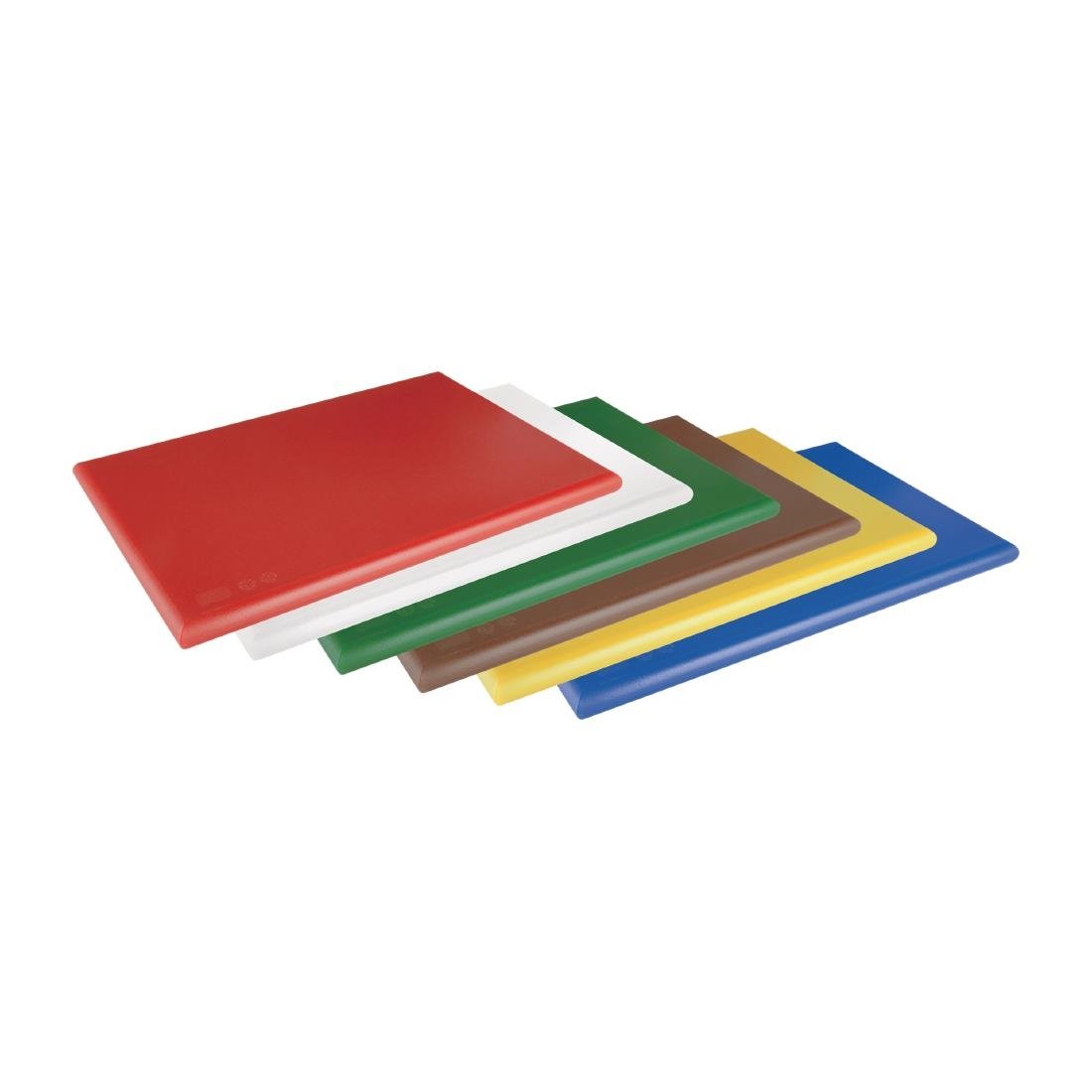 Hygiplas Extra Thick High Density Yellow Chopping Board Standard JD Catering Equipment Solutions Ltd