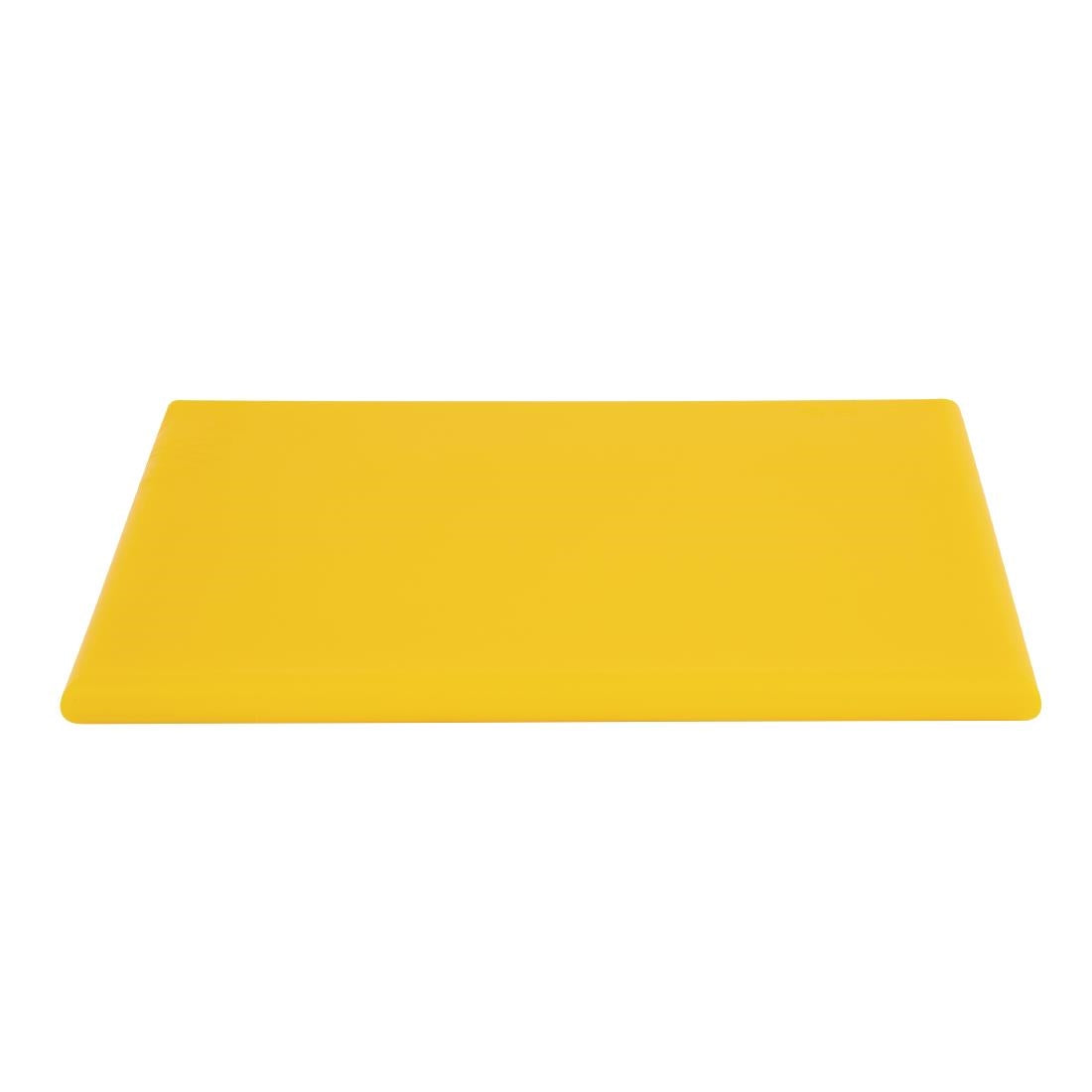 Hygiplas Extra Thick High Density Yellow Chopping Board Standard JD Catering Equipment Solutions Ltd