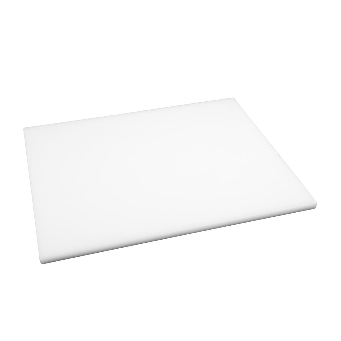 Hygiplas Extra Thick Low Density White Chopping Board Large JD Catering Equipment Solutions Ltd