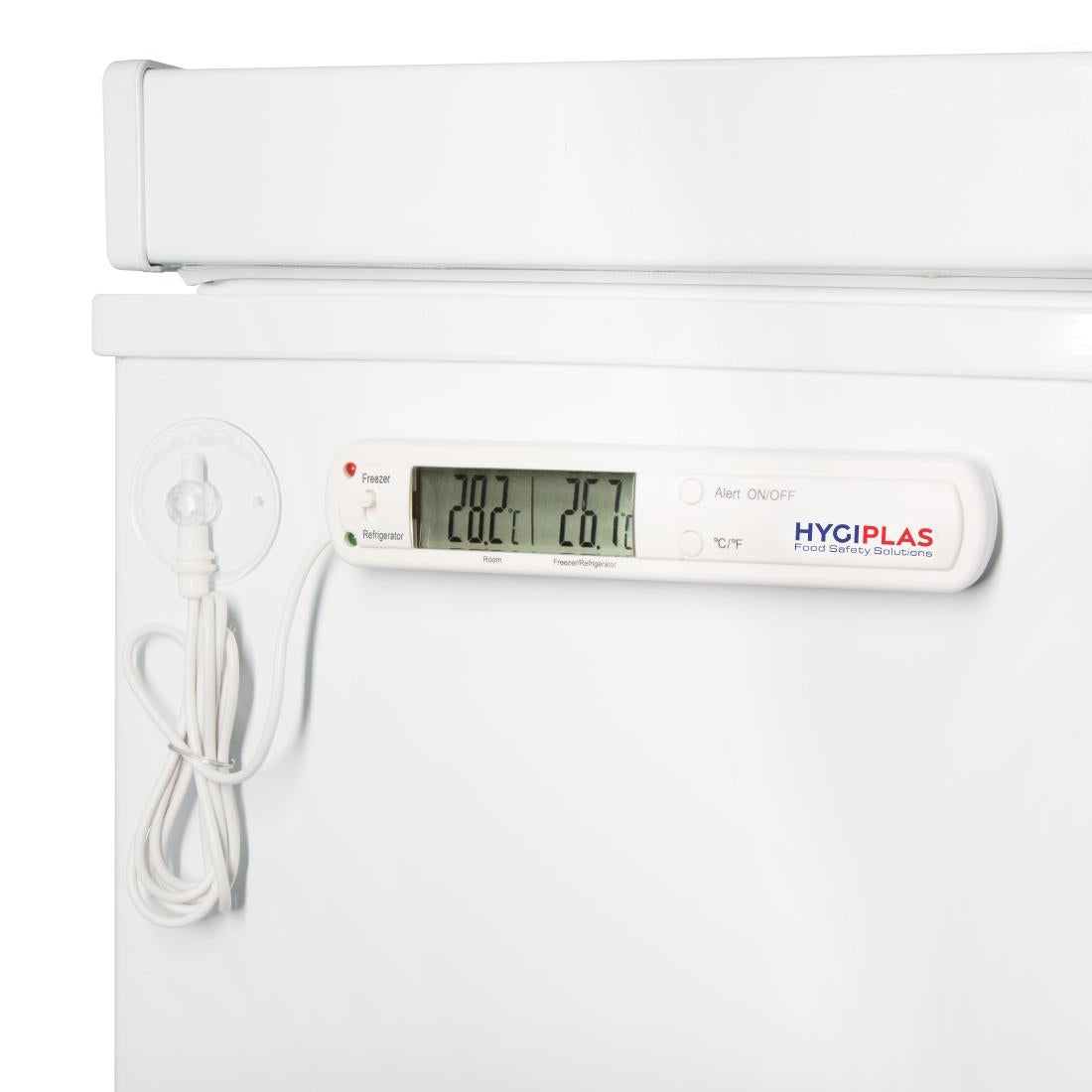 Hygiplas Fridge Freezer Thermometer With Alarm JD Catering Equipment Solutions Ltd