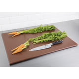 Hygiplas High Density Brown Chopping Board Large JD Catering Equipment Solutions Ltd