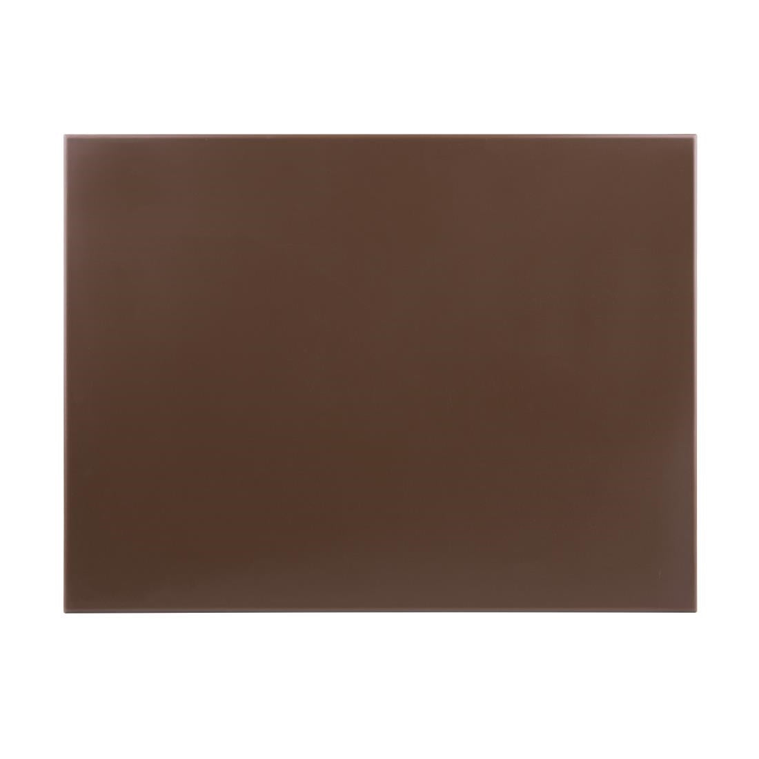 Hygiplas High Density Brown Chopping Board Large JD Catering Equipment Solutions Ltd