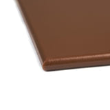 Hygiplas High Density Brown Chopping Board Small JD Catering Equipment Solutions Ltd