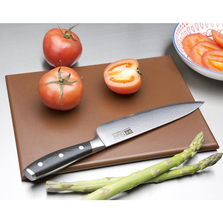 Hygiplas High Density Brown Chopping Board Small JD Catering Equipment Solutions Ltd