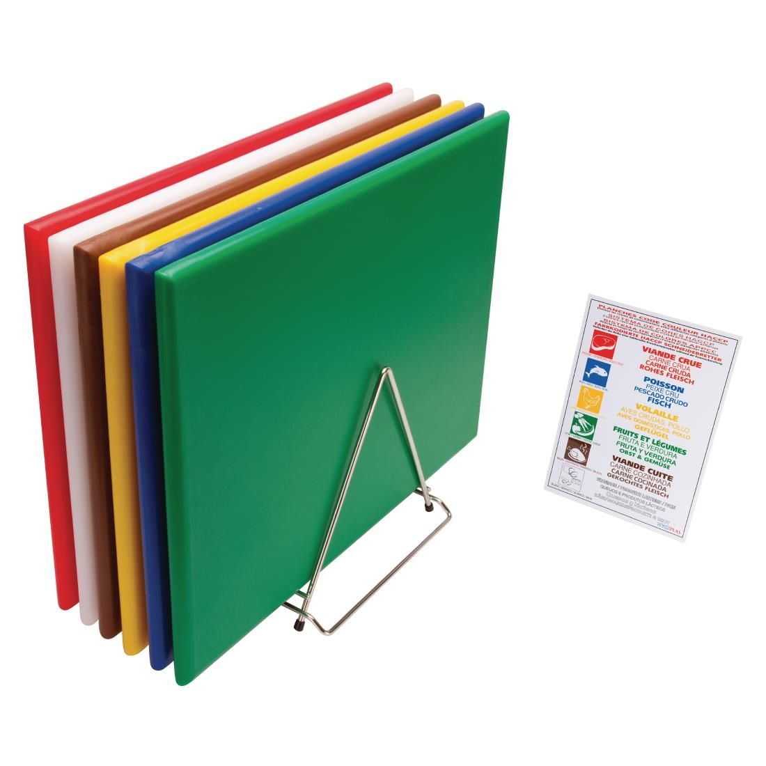 Hygiplas High Density Chopping Board Set Extra Large JD Catering Equipment Solutions Ltd