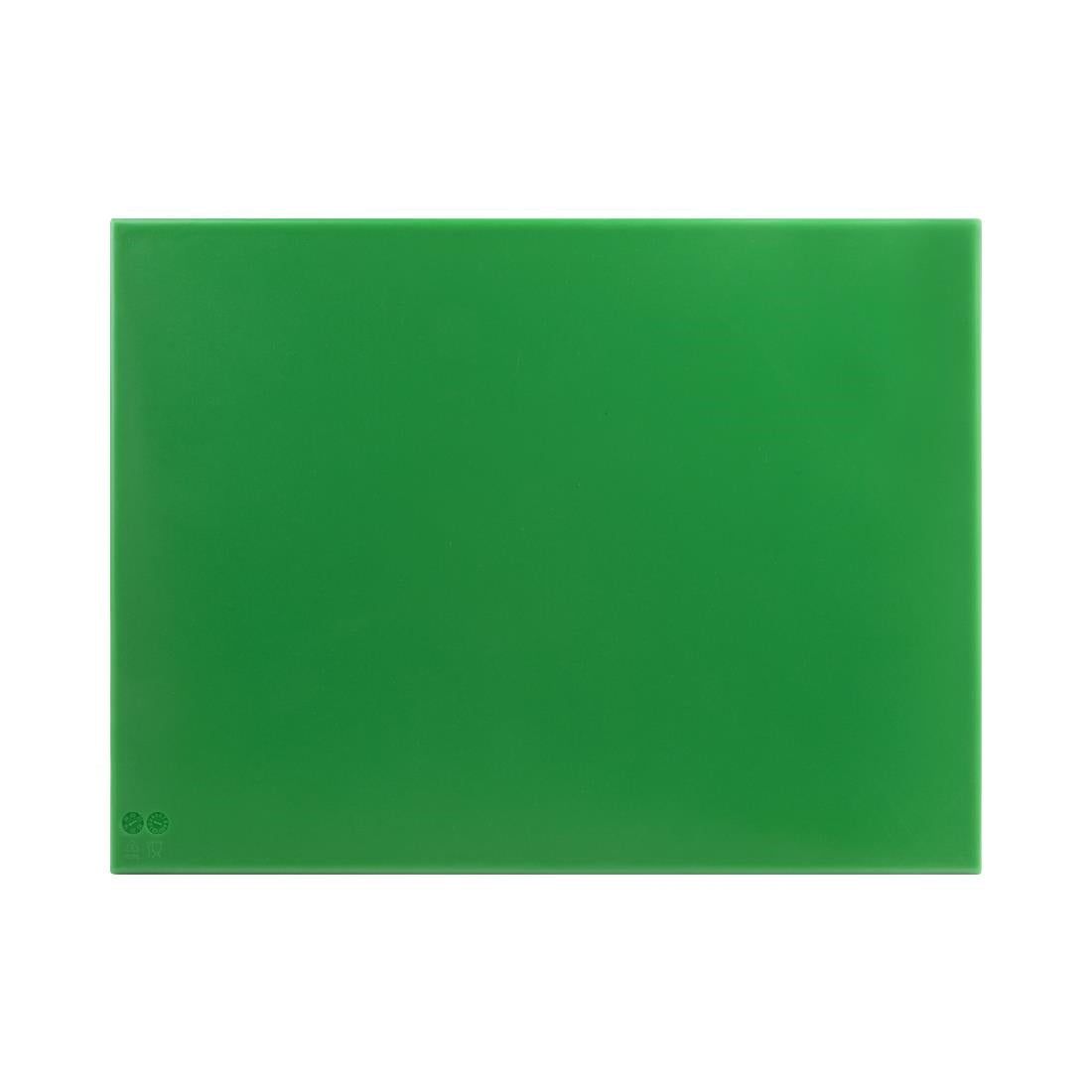 Hygiplas High Density Green Chopping Board Large JD Catering Equipment Solutions Ltd