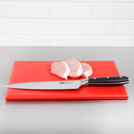 Hygiplas High Density Red Chopping Board Small JD Catering Equipment Solutions Ltd