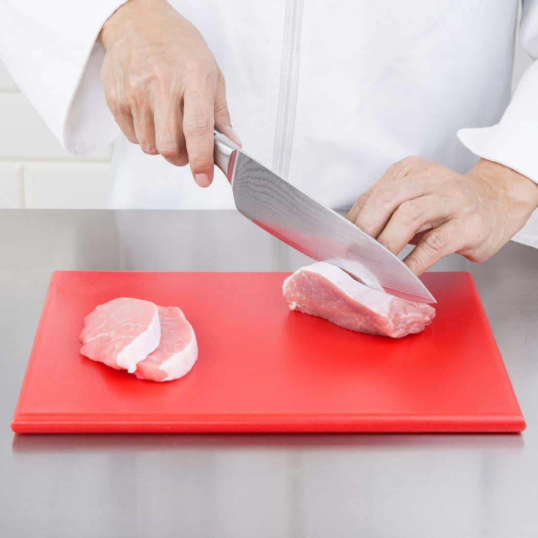 Hygiplas High Density Red Chopping Board Small JD Catering Equipment Solutions Ltd