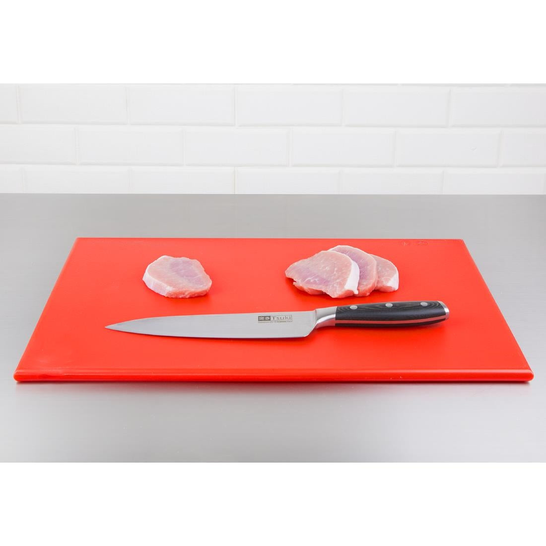 Hygiplas High Density Red Chopping Board Standard JD Catering Equipment Solutions Ltd