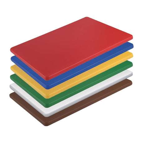 Hygiplas High Density Small Chopping Boards (Pack of 6) JD Catering Equipment Solutions Ltd