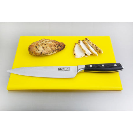 Hygiplas High Density Yellow Chopping Board Small JD Catering Equipment Solutions Ltd