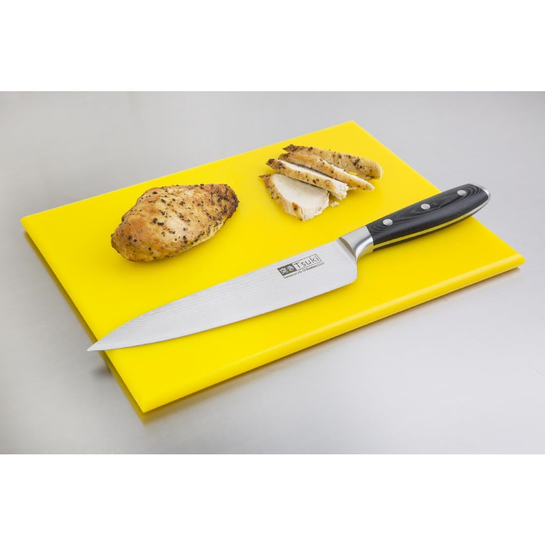 Hygiplas High Density Yellow Chopping Board Small JD Catering Equipment Solutions Ltd