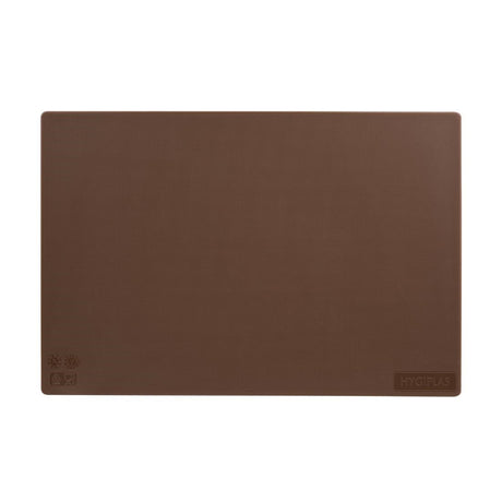 Hygiplas Low Density Brown Chopping Board Standard JD Catering Equipment Solutions Ltd