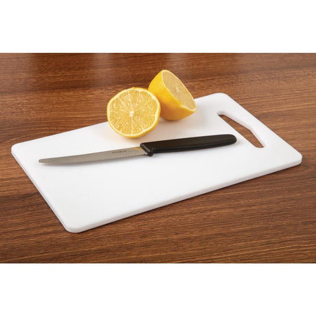 Hygiplas Low Density Cutting Board White JD Catering Equipment Solutions Ltd