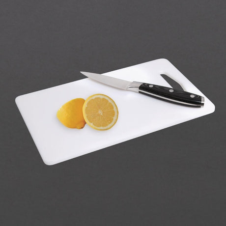 Hygiplas Low Density Cutting Board White JD Catering Equipment Solutions Ltd