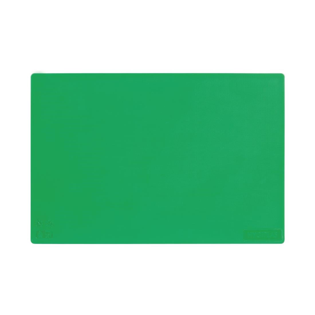 Hygiplas Low Density Green Chopping Board Standard JD Catering Equipment Solutions Ltd