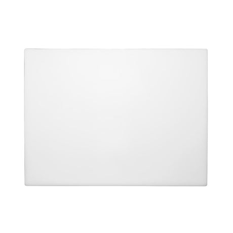 Hygiplas Low Density White Chopping Board Large JD Catering Equipment Solutions Ltd