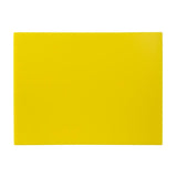 Hygiplas Low Density Yellow Chopping Board Large JD Catering Equipment Solutions Ltd